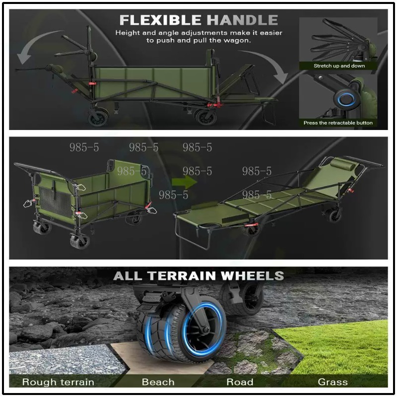 Тележка для дома и улицы, для  – обзор и цена Outdoor Camping Trolley